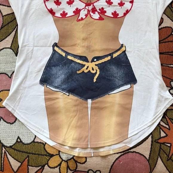 Vintage Canadian Girl Bikini Cover Up - Picture 3 of 4